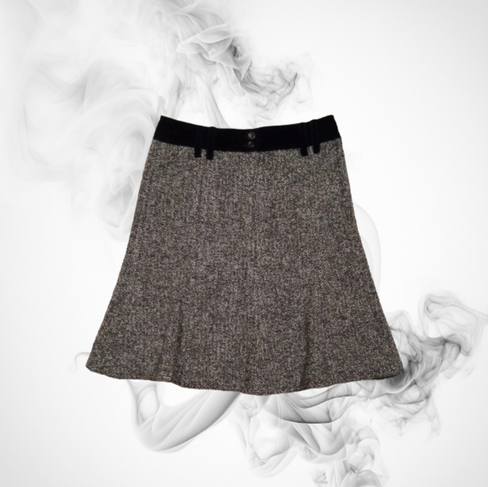Gorgeous Armani Collezioni Midi Alpaca Fiber & Wool Skirt Sz 8